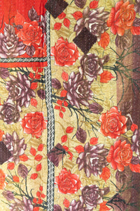 Bravery Large Kantha Throw Blanket
