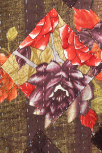 Bravery Large Kantha Throw Blanket