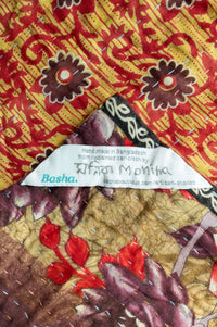 Bravery Large Kantha Throw Blanket