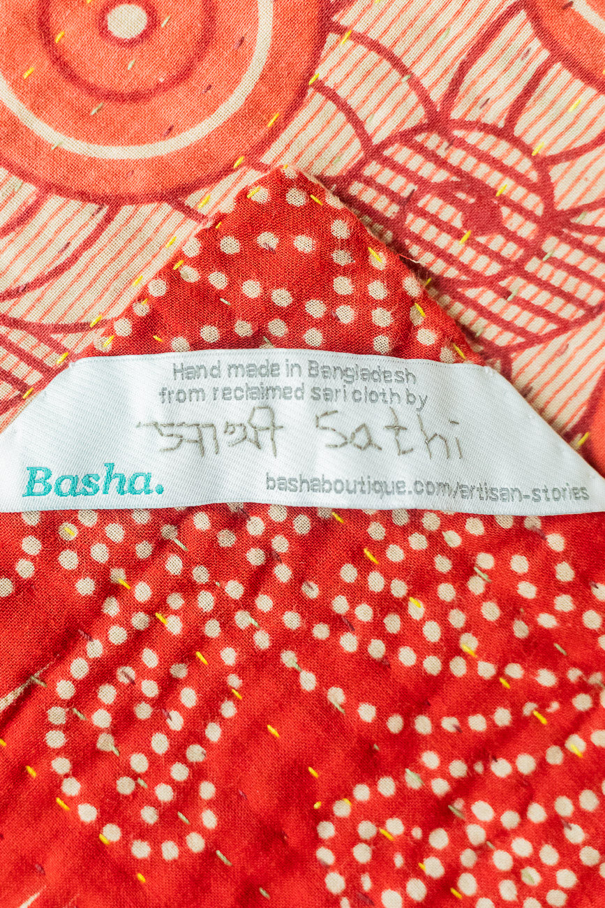 Breathe Large Kantha Throw