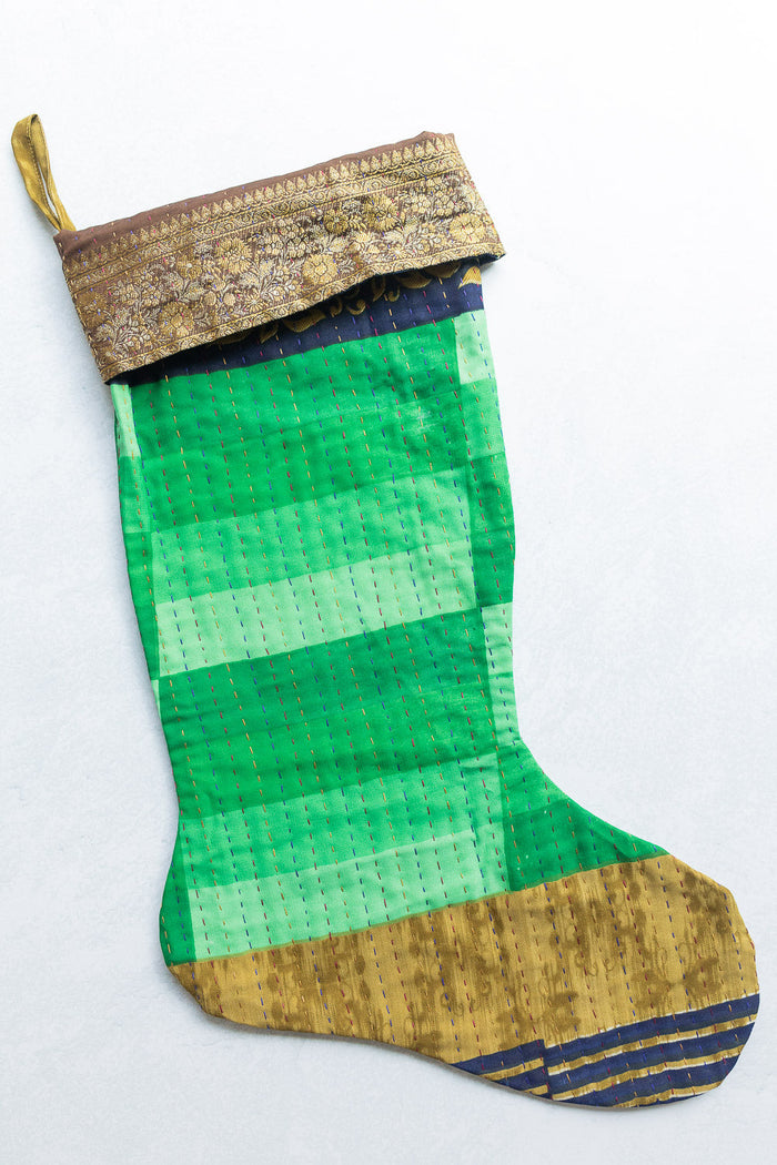 dignify Kantha Christmas Stocking