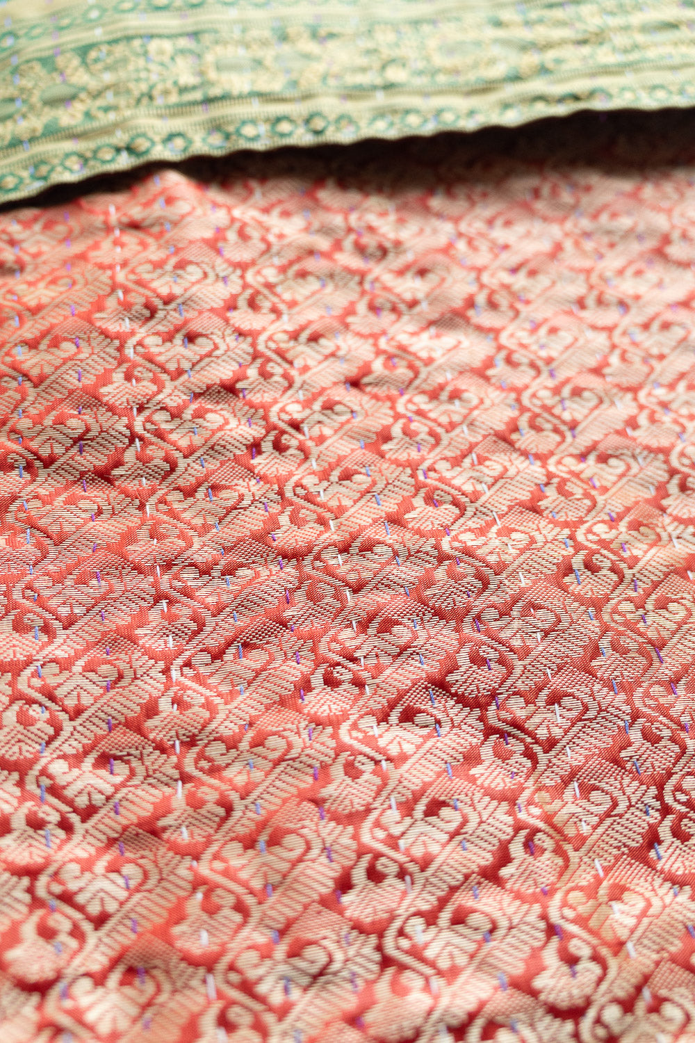Bright No. 13 Kantha Silk Holiday Stocking