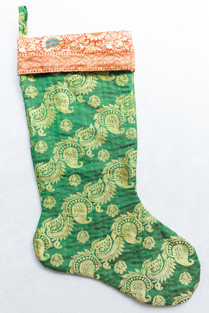 dignify Kantha Christmas Stocking