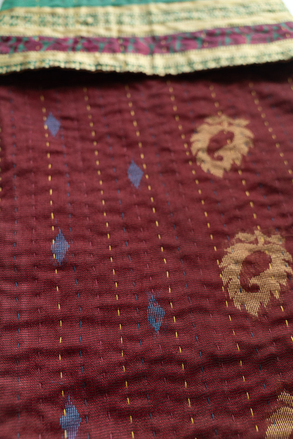 Bright No. 16 Kantha Silk Holiday Stocking