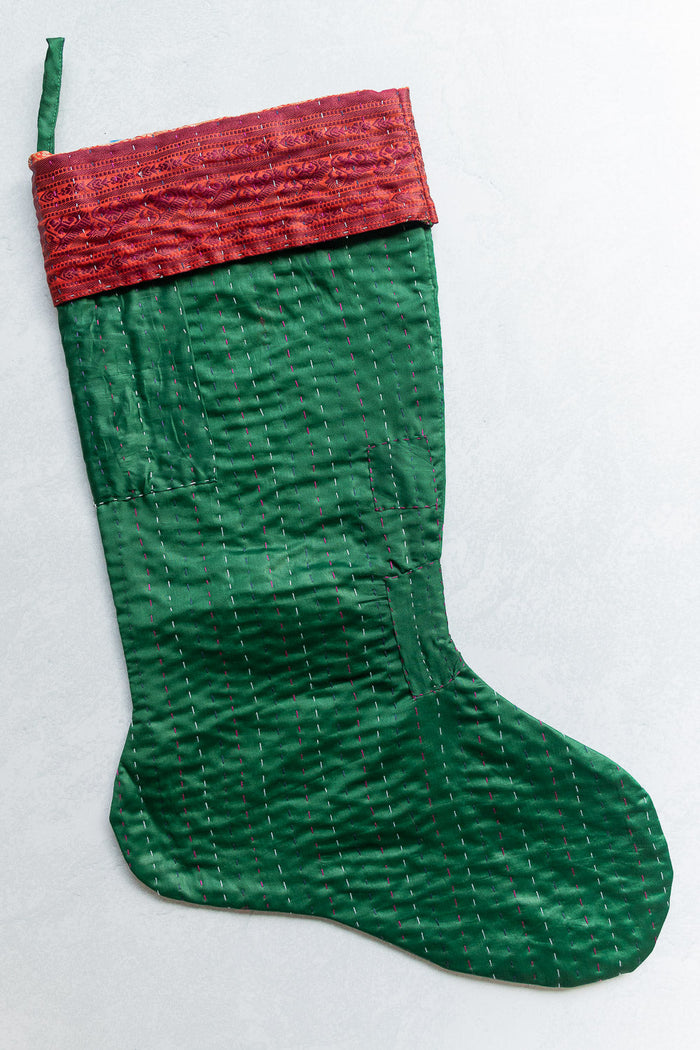 dignify Kantha Christmas Stocking