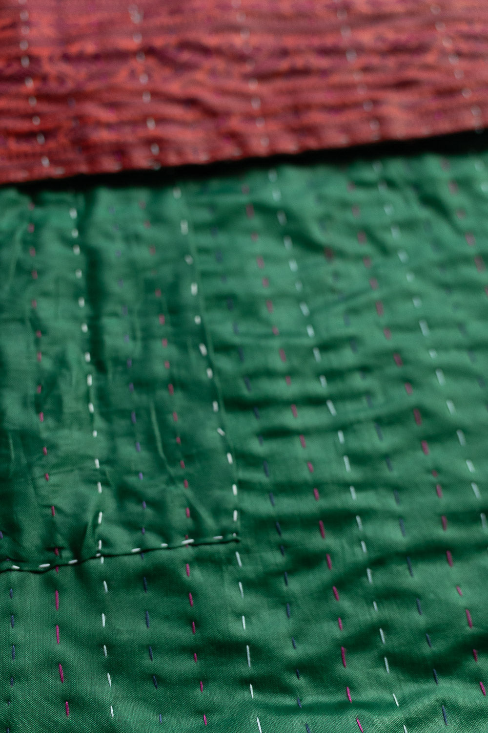 Bright No. 18 Kantha Silk Holiday Stocking