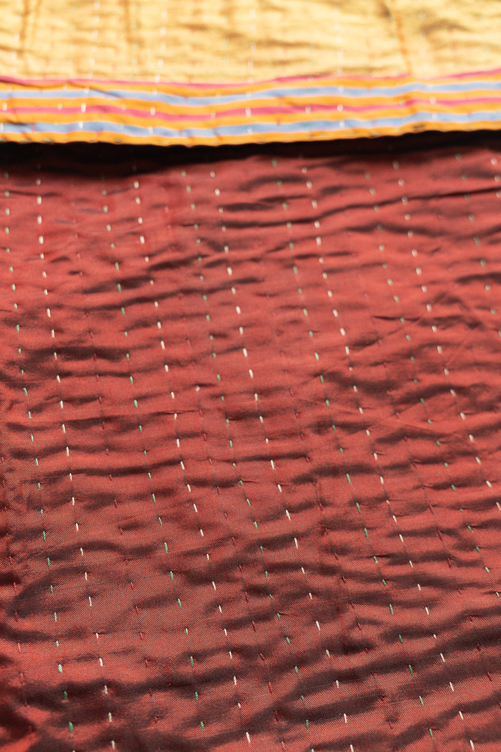 Bright No. 20 Kantha Silk Holiday Stocking