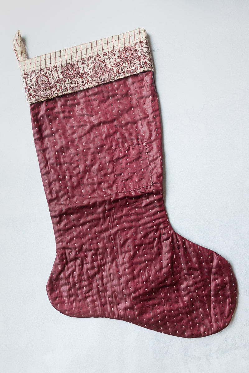 dignify Kantha Christmas Stocking
