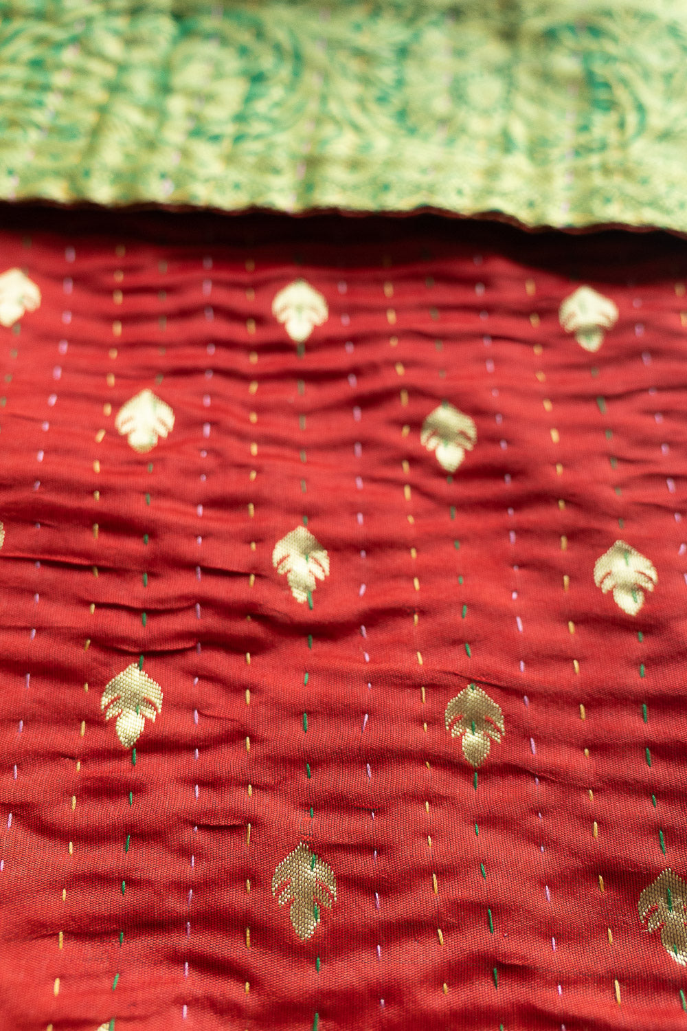 Bright No. 9 Kantha Silk Holiday Stocking