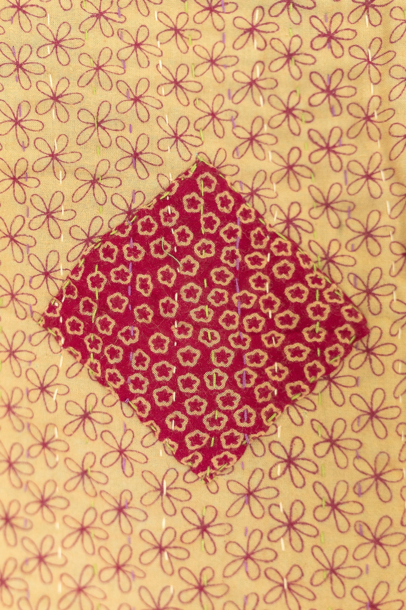 Brilliant Large Kantha Throw