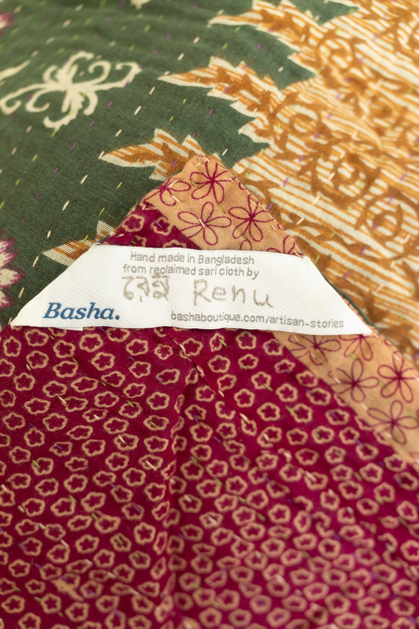 Brilliant Large Kantha Throw