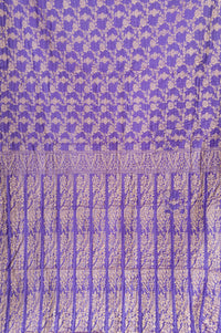Brilliant Silk Blend Kantha Throw Blanket