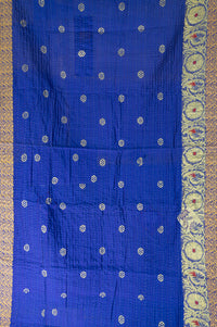 Calming Silk Blend Kantha Throw Blanket