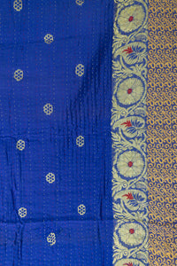 Calming Silk Blend Kantha Throw Blanket