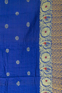 Calming Silk Blend Kantha Throw Blanket