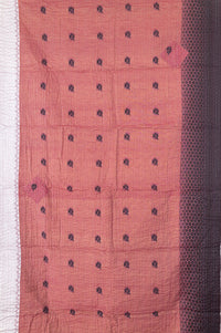 Candid Silk Blend Kantha Throw Blanket