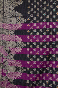 Candid Silk Blend Kantha Throw Blanket