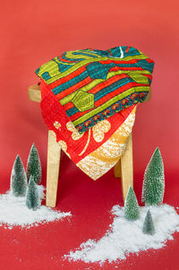 Kantha Holiday Throw
