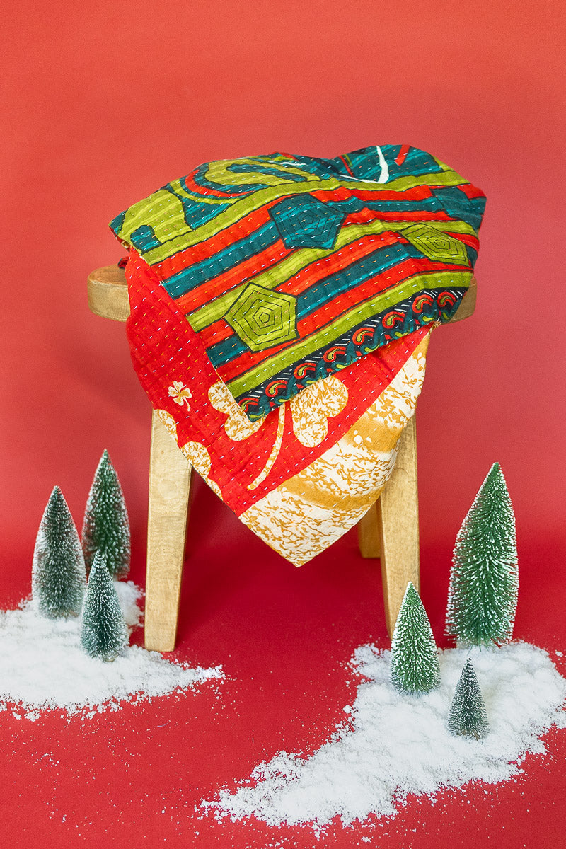 Kantha Holiday Throw