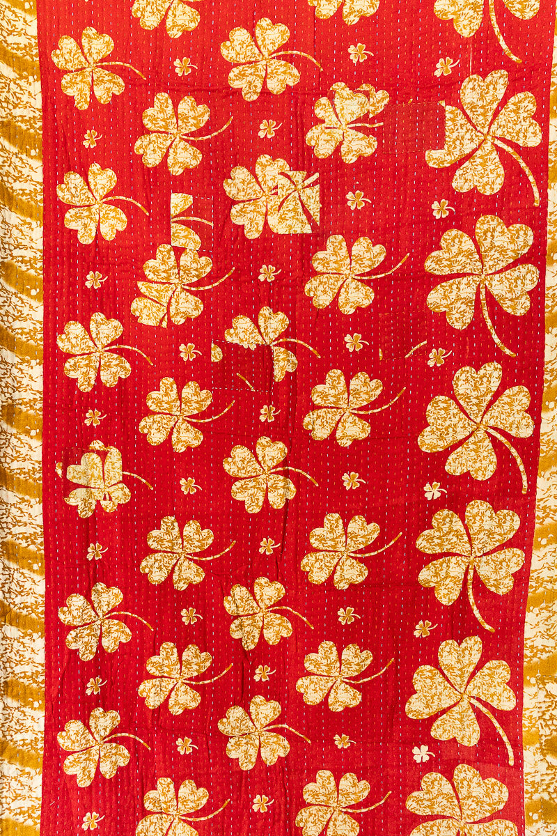 Candy Kantha Christmas Throw