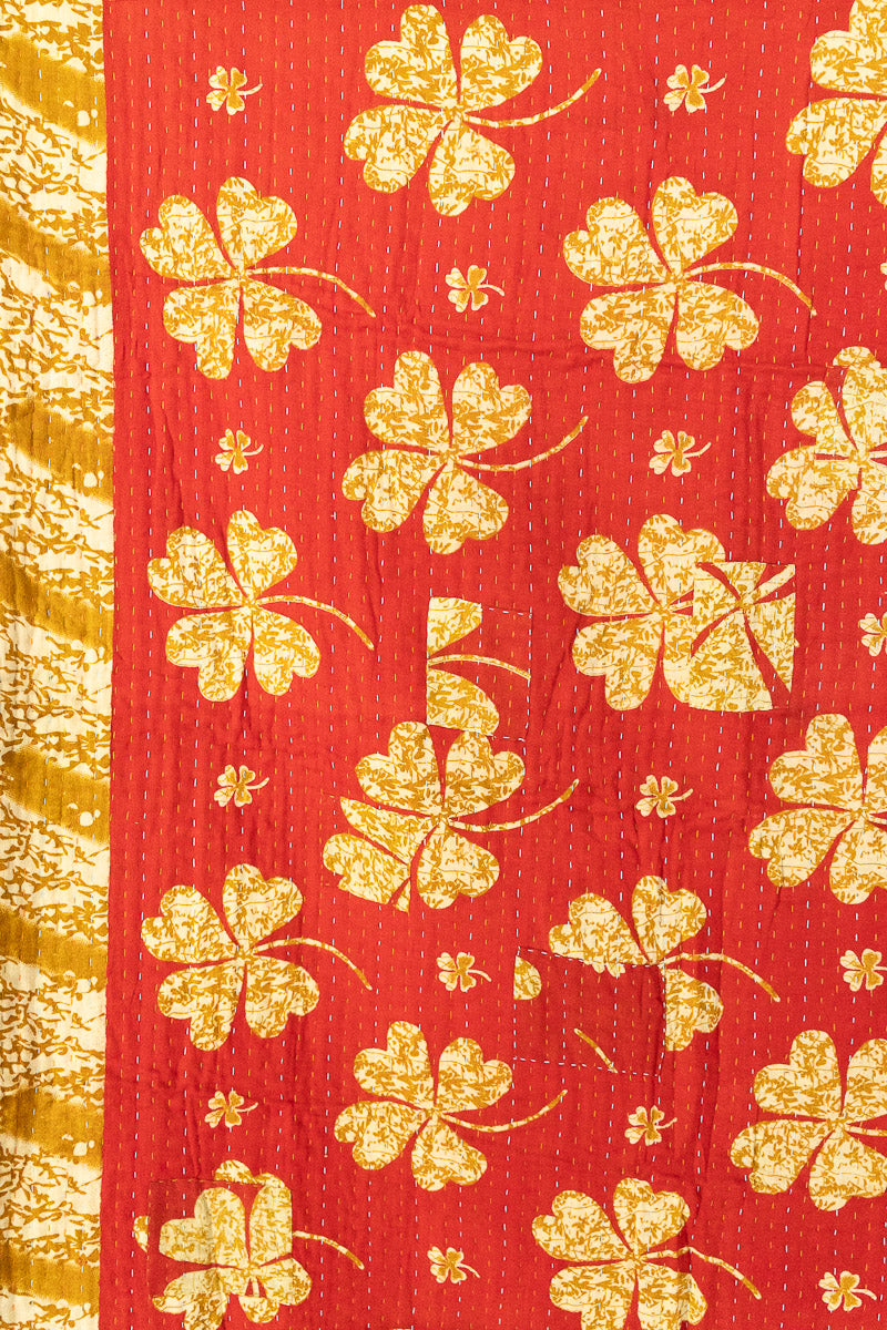 Candy Kantha Christmas Throw