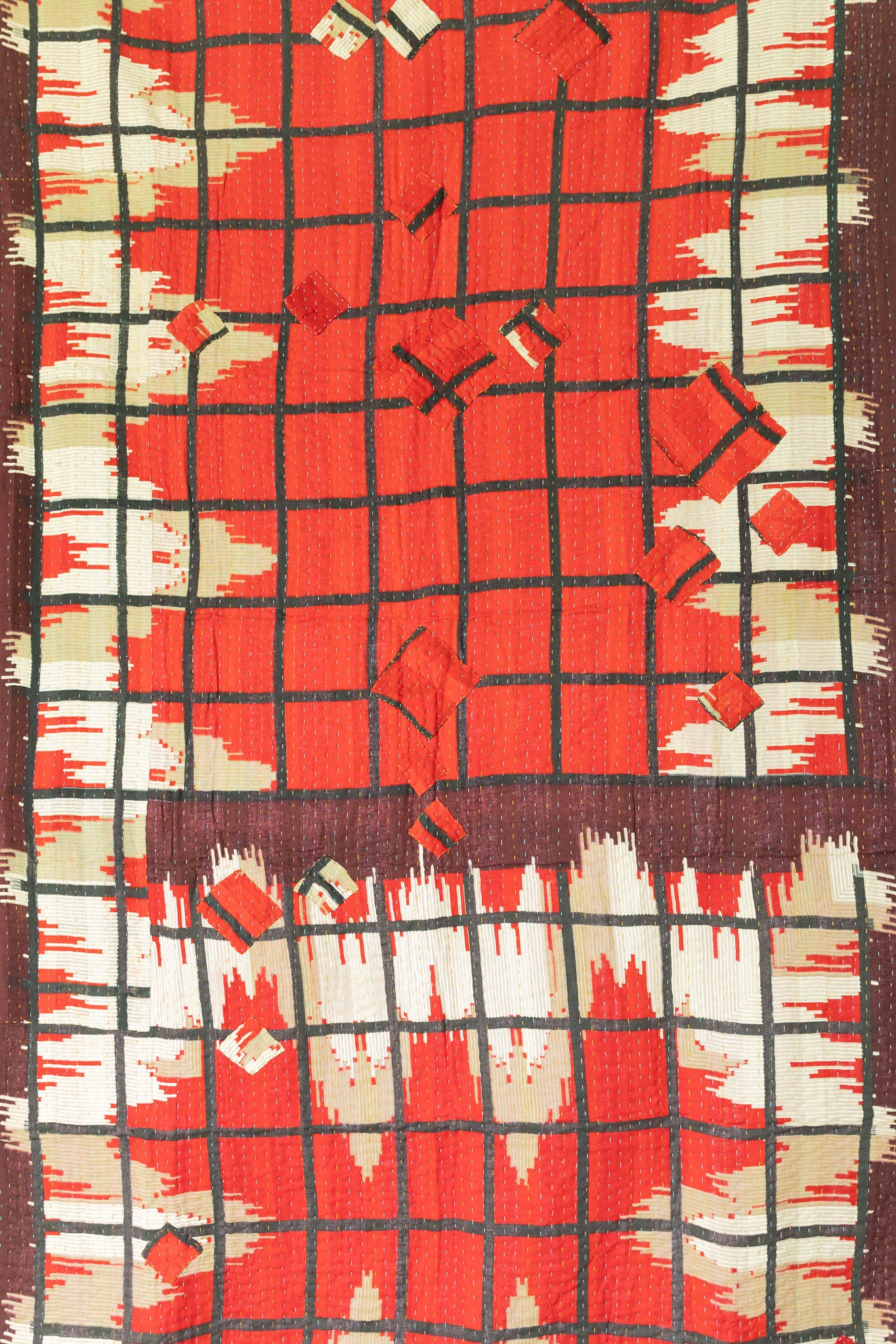 Canyon Kantha Throw Blanket