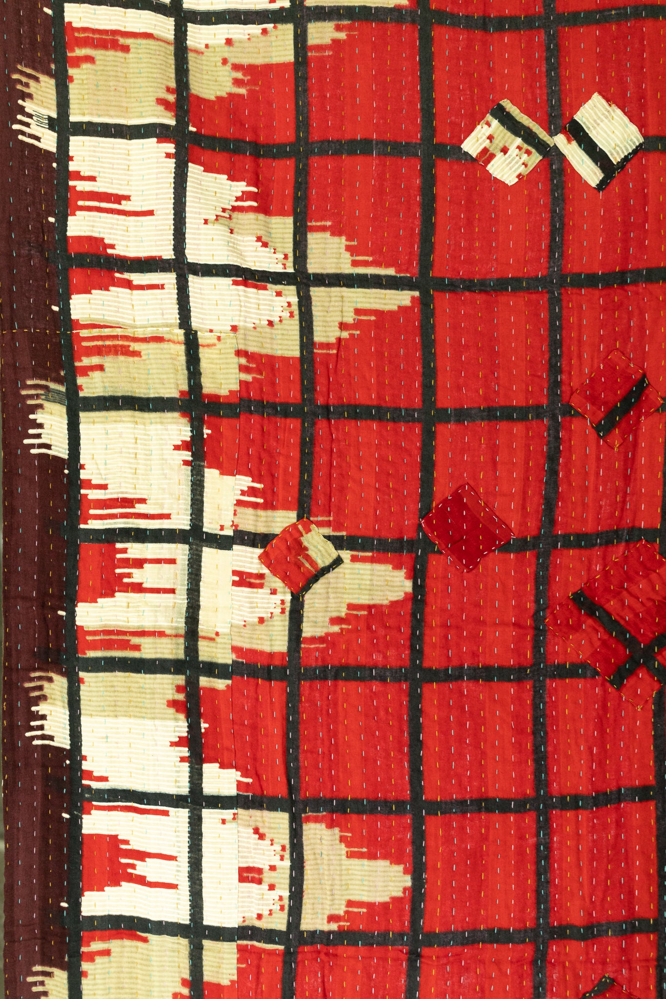 Canyon Kantha Throw Blanket