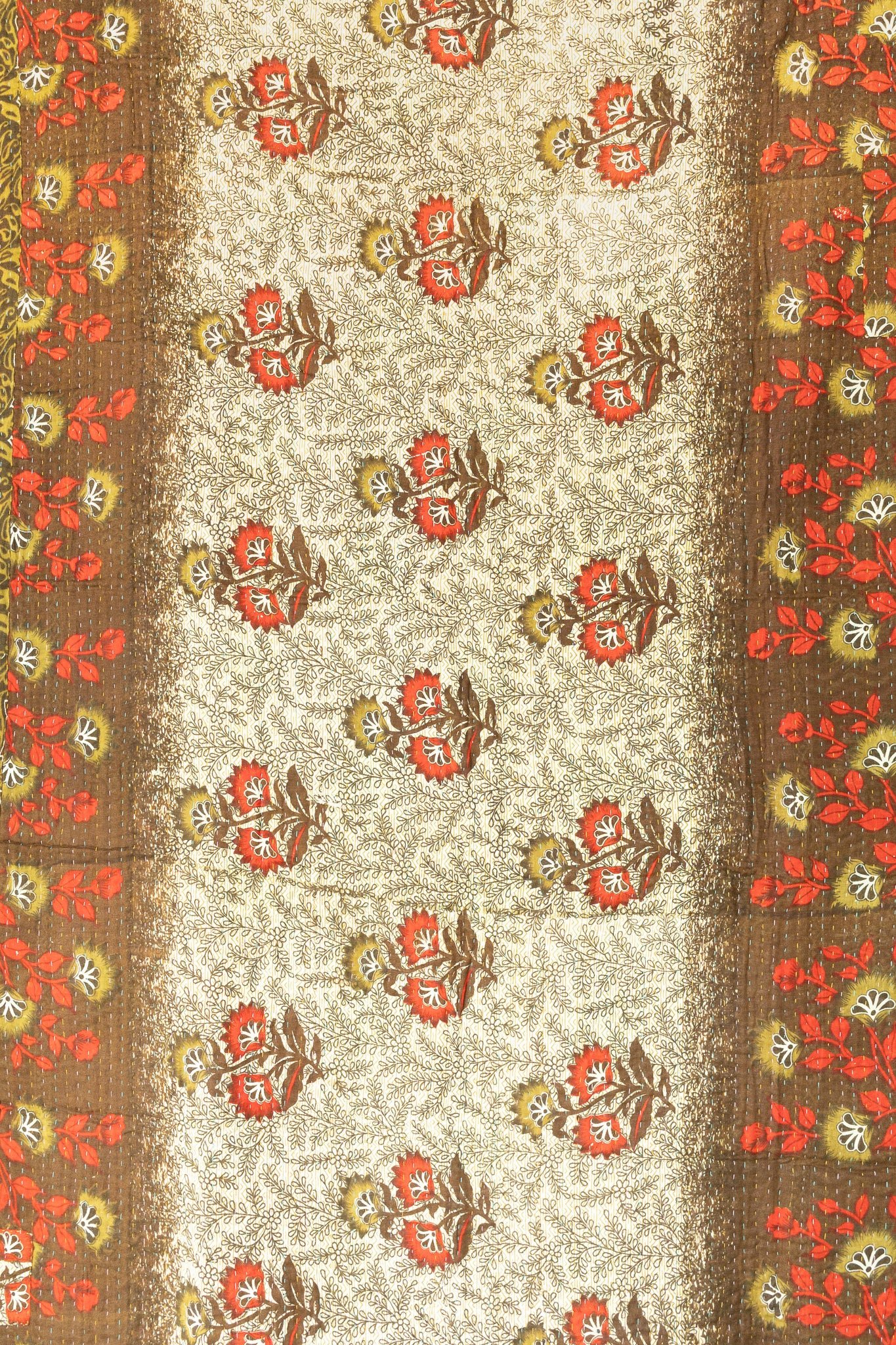 Canyon Kantha Throw Blanket