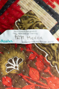 Canyon Kantha Throw Blanket
