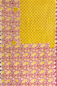 Kantha Throw Bed Quilt