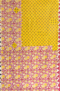 Kantha Throw Bed Quilt