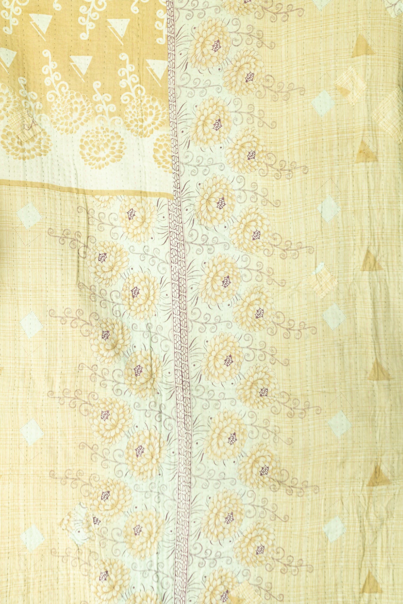 Caring Large Kantha Throw Blanket
