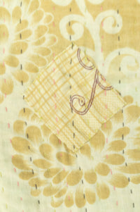 Caring Large Kantha Throw Blanket
