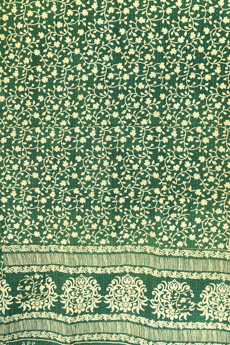 Cedar Kantha Christmas Throw