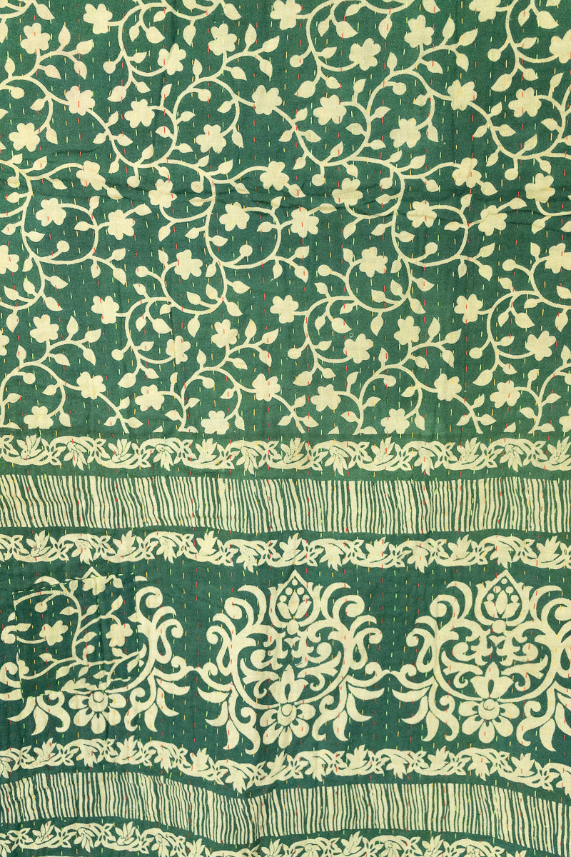 Cedar Kantha Christmas Throw