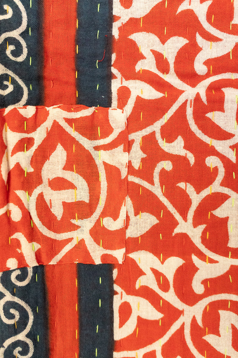 Cedar Kantha Christmas Throw