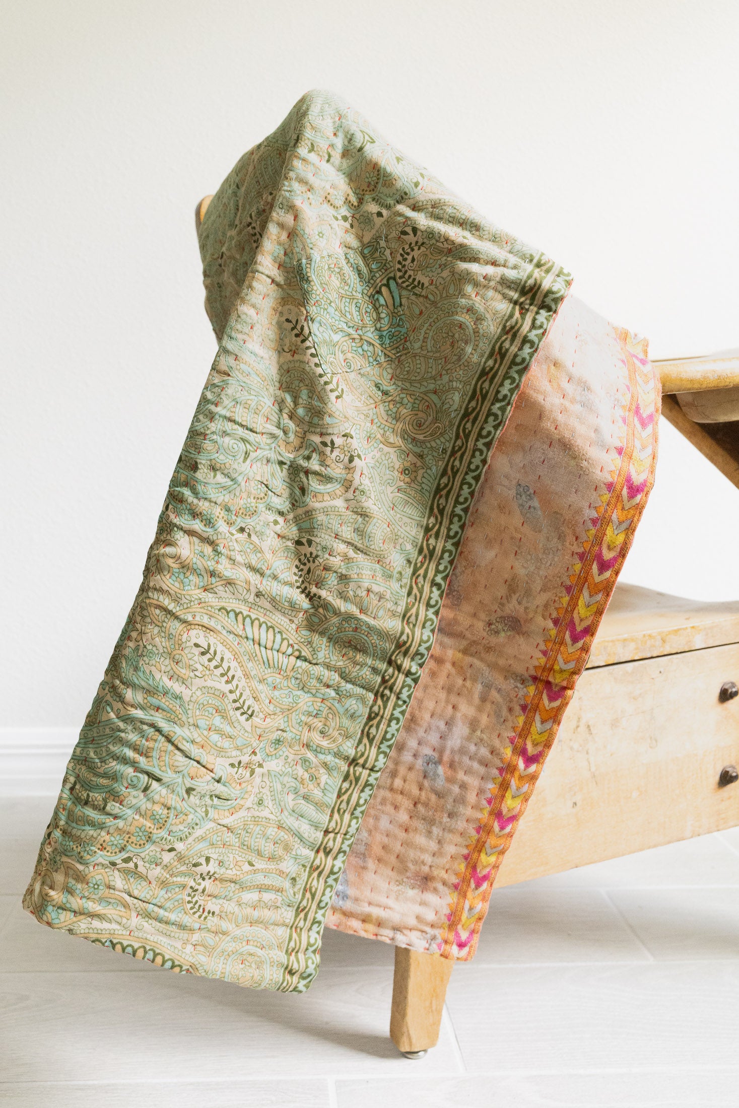 Charm No. 1 Mini Kantha Blanket