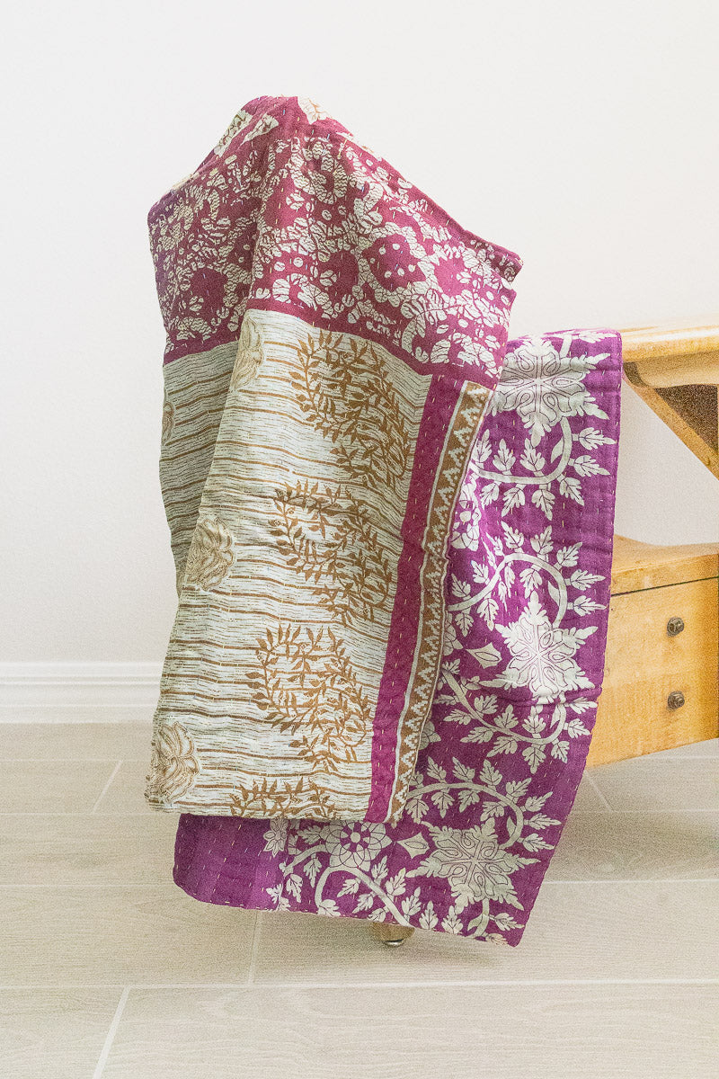 Charm No. 1 Kantha Baby Blanket