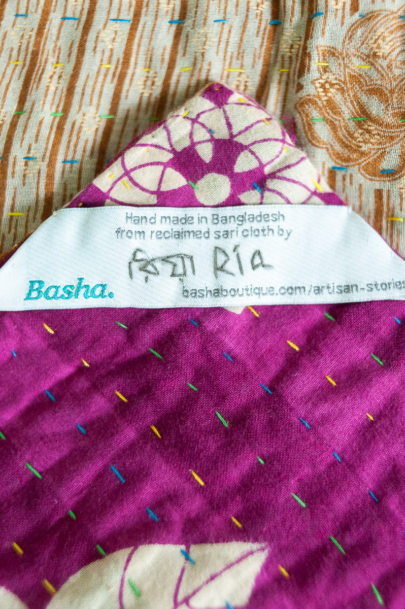 Charm No. 1 Kantha Baby Blanket