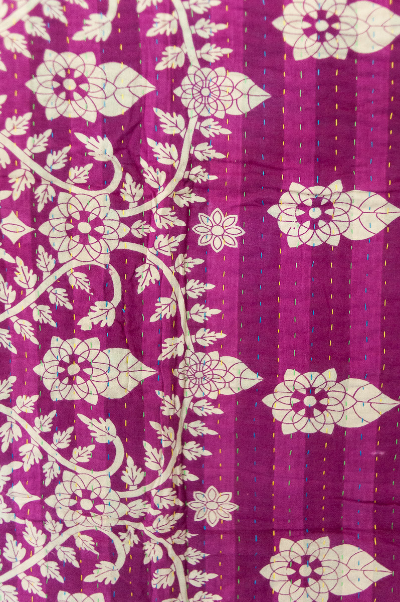 Charm No. 1 Kantha Baby Blanket