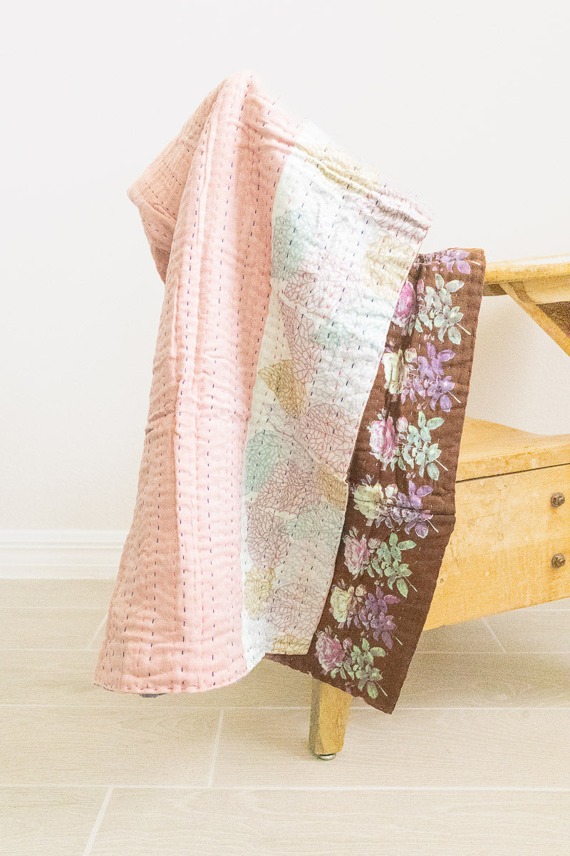 Charm No. 2 Kantha Baby Blanket