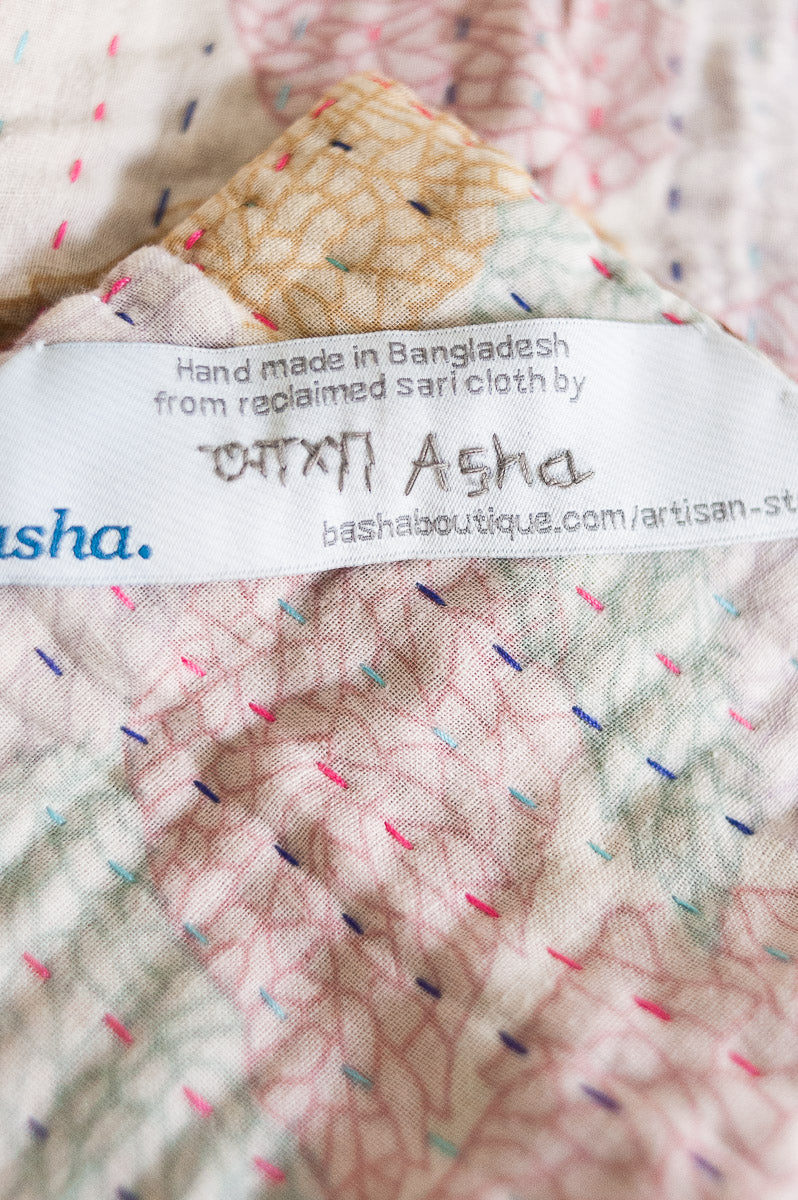 Charm No. 2 Kantha Baby Blanket