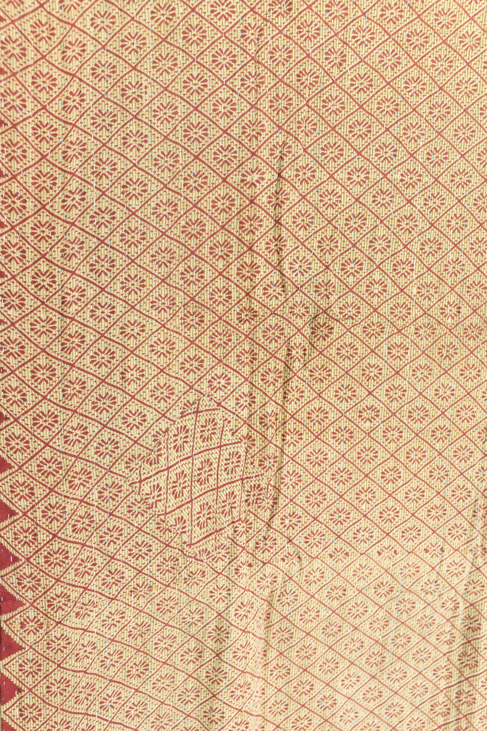 Cheer Kantha Throw Blanket
