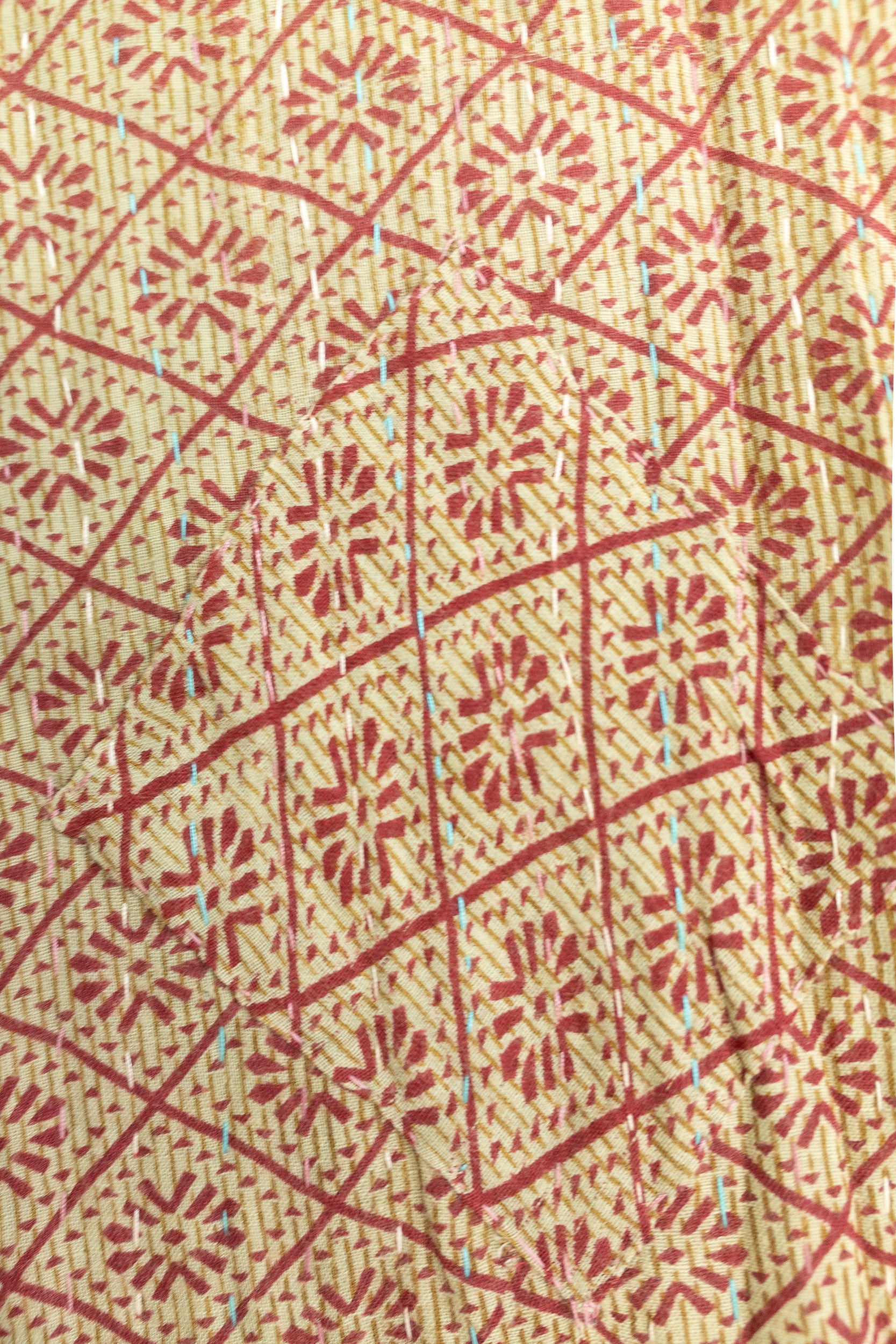 Cheer Kantha Throw Blanket