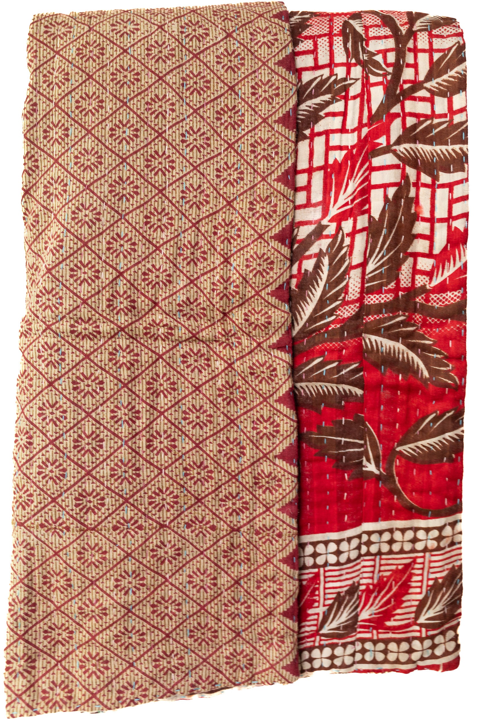 Cheer Kantha Throw Blanket