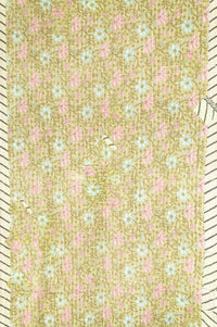 Kantha Throw Bed Quilt