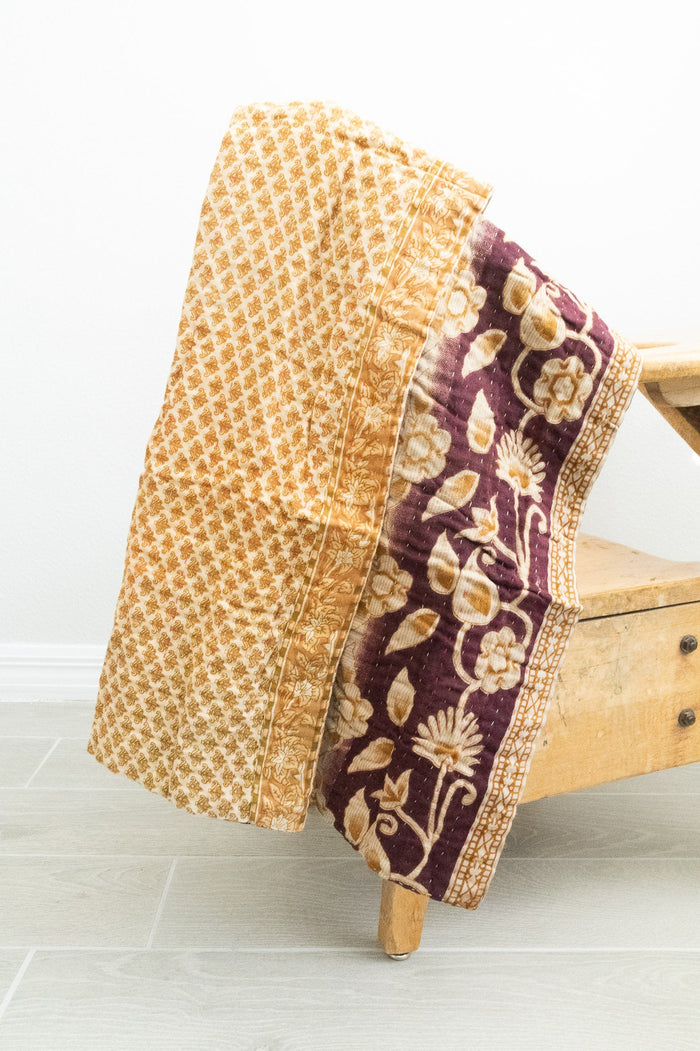 dignify Kantha Baby Blanket Quilt