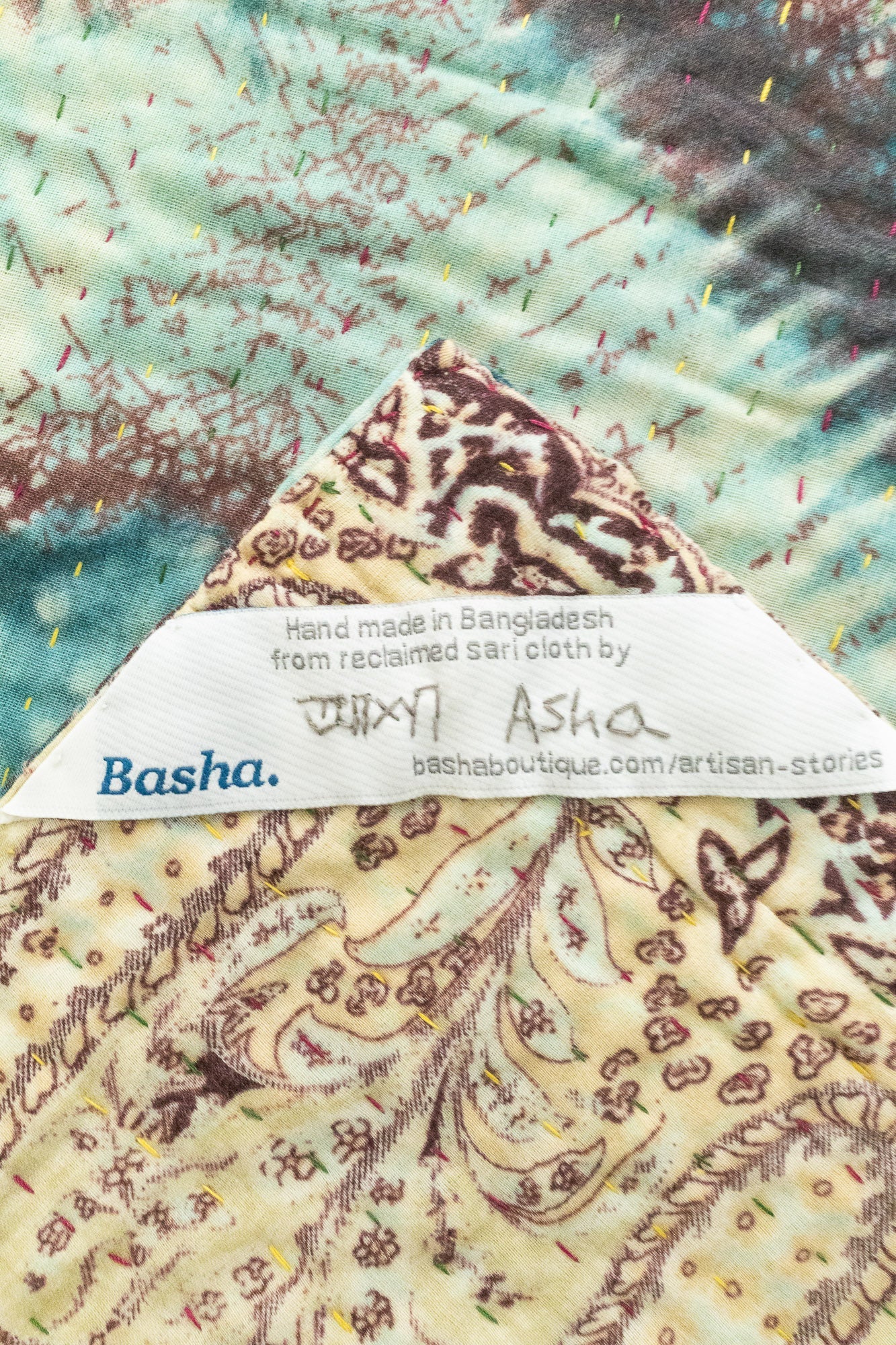 Cherish No. 3 Kantha Baby Blanket