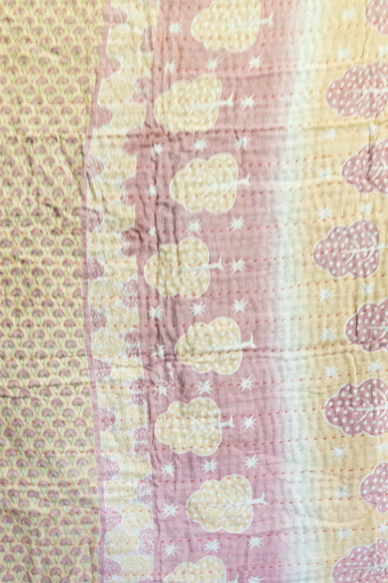 Cherish No. 4 Kantha Baby Blanket