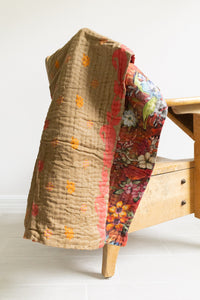 Cherish No. 4 Mini Kantha Blanket